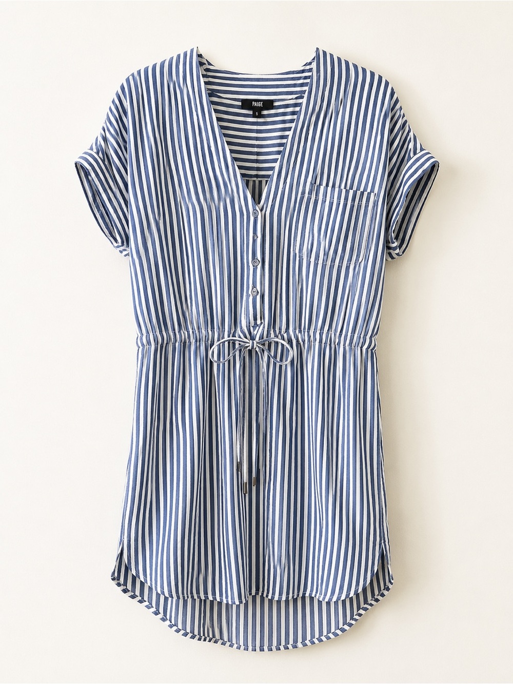 PAIGE Haidee Dress Blue Bell Stripe Size Small NWT